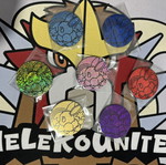 Eeveelutions πρισματικό πακέτο 7 νομισμάτων σαν καινούργιο