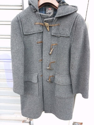 Gloverall Montgomery coat used, grey, unisex, vintage