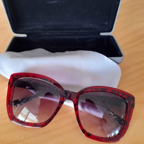 Cavallieri sunglasses used, red acetate, Italian brand
