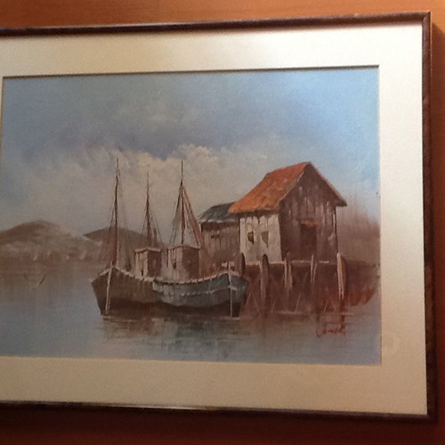Oil painting from 1980 like new
