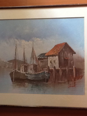 Oil painting from 1980 like new