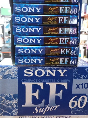 Sony EF 60min κασέτα κανονικής θέσης πακέτο 10 καινούργιες