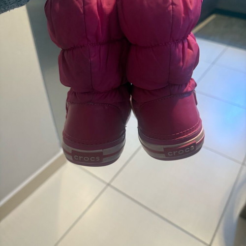 Crocs cross c13 galotses used, size 30-31, pink