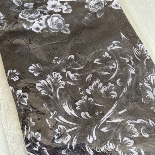 Women's scarf new, black and white