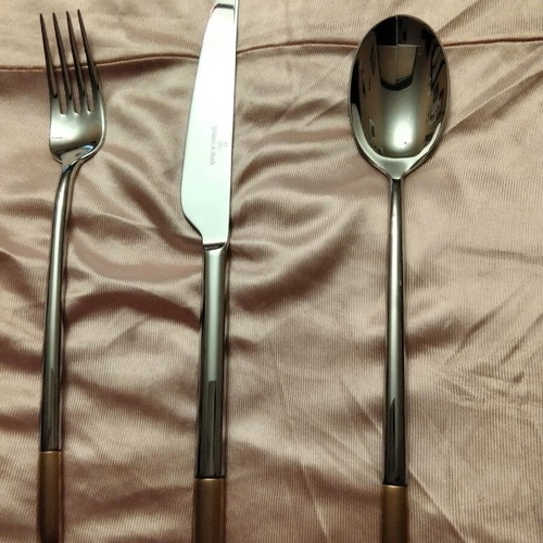 Villeroy & Boch Ella Gold plated cutlery set 3pcs new