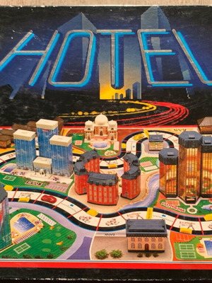Hotel board game used, original with missing pieces