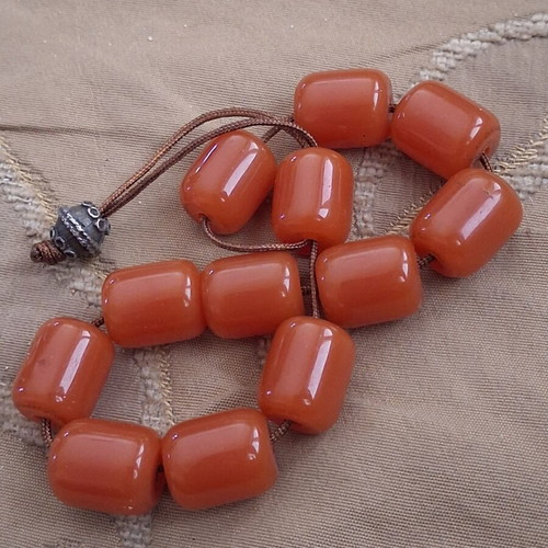 Komboloi beads from old worry beads