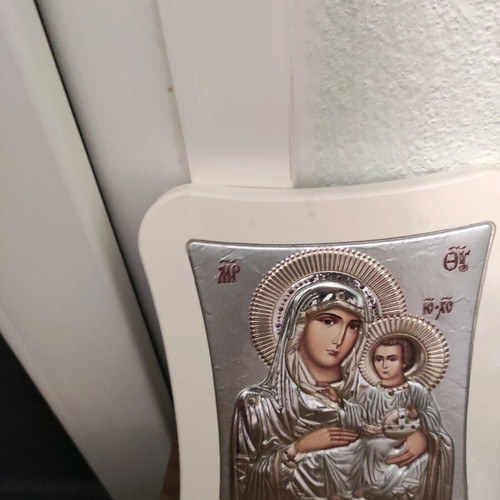 Silver religious icon like new