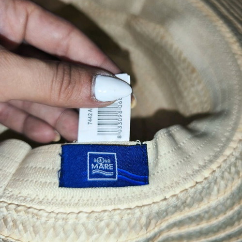Straw hat Alexi Andriotti Prive new, beige and brown