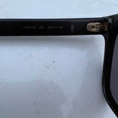 Gucci GG0746S 001 γυαλιά ηλίου σαν καινούργια, μαύρα