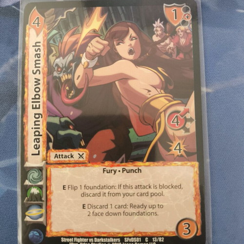 Leaping Elbow Smash UFS CCG card new