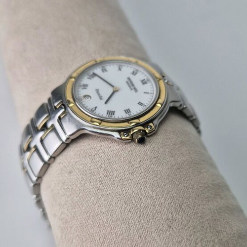 Raymond Weil Parsifal 9190 μεταχειρισμένο δίχρωμο ρολόι quartz