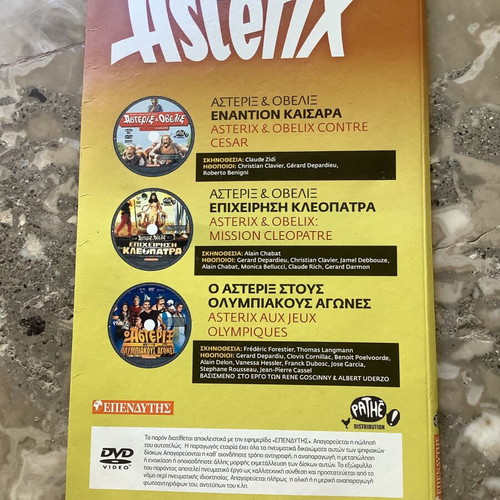 Asterix 3 DVD set like new, comedy with subtitles