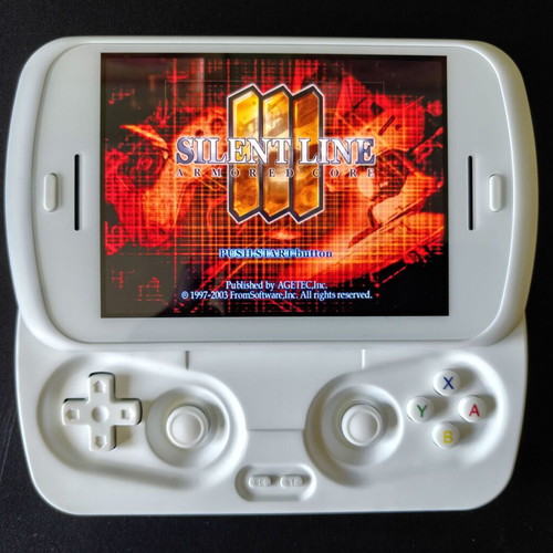Anbernic RG Slide handheld console with 7K games, 256GB storage, 4.7 inch 120Hz touchscreen