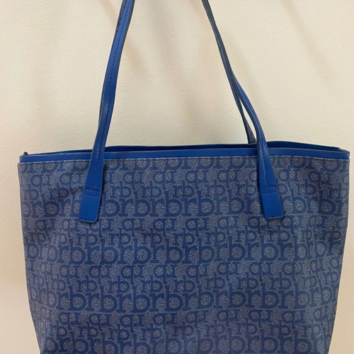 Rocco Barocco large blue shoulder bag like new