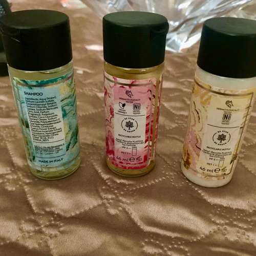 Star hotels shampoo, body wash and body lotion 46ml new