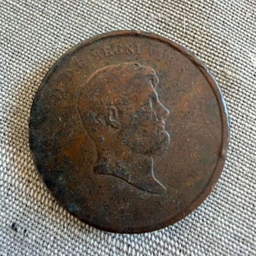 Tornesi 1857 coin Kingdom of Two Sicilies Naples