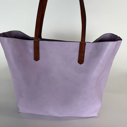 Women’s double lilac shoulder bag new, leatherette