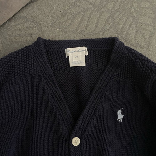 Ralph Lauren cardigan for 2 years like new, dark blue unisex