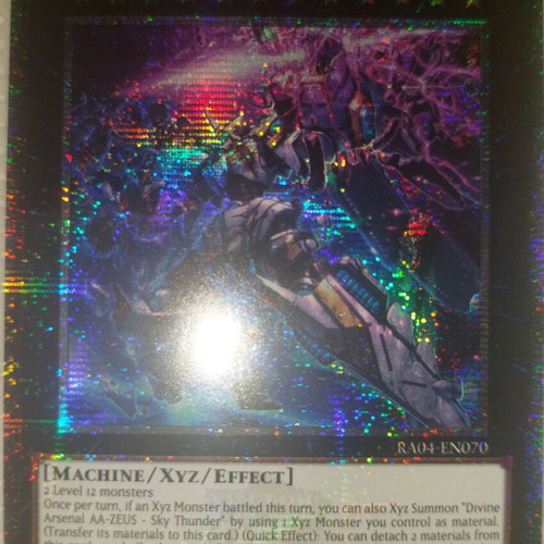 Divine Arsenal AA-ZEUS - Sky Thunder 1st edition Quarter Century Secret card new