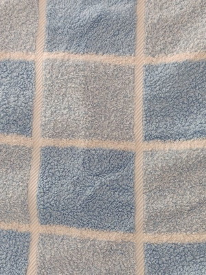Palamaiki cotton body towel, blue shades, 1×1.5 m