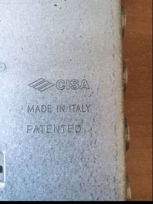 CISA Italian security door lock mechanism used with 4 keys