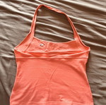 Lacoste coral halter top size 36 like new