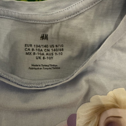 Frozen sea dress for girls used, blue, H&M
