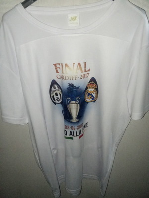 T Shirt Champions League Final 2017 Real Madrid Juventus new official replica