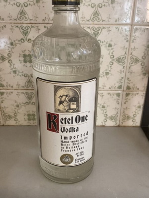 Ketel One vodka bottle 1.75 liters