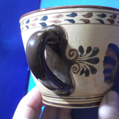 Xipolias Handmade Ceramic Vintage Decorative Cup like new