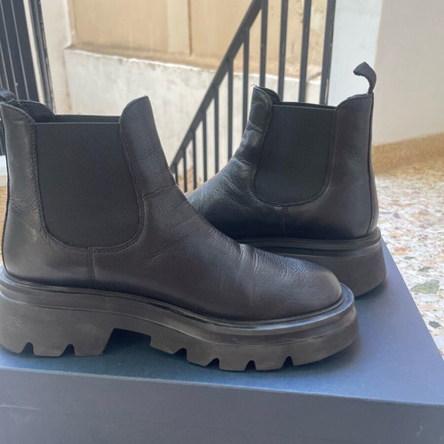 Antica Cuoieria ankle boots like new, black, size 40