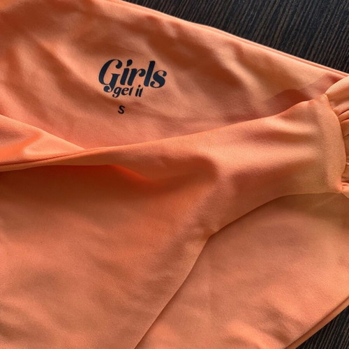 Oh POLLY women's swimsuit like new, orange, size small