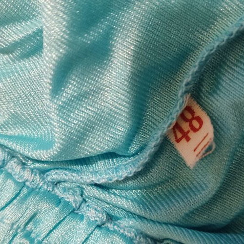 Baby doll summer sleepwear set blue turquoise like new, size 48