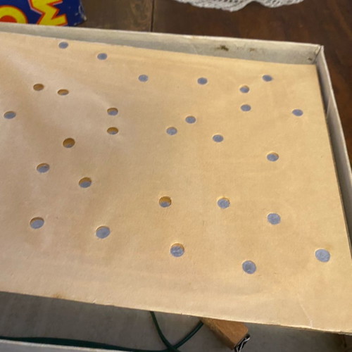 Board game Fotinos Pantognostis used, 1960, not working