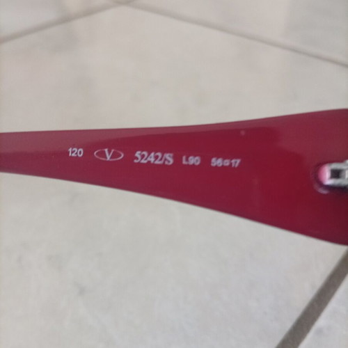 Valentino 5242/S sunglasses used with myopic lenses and original case