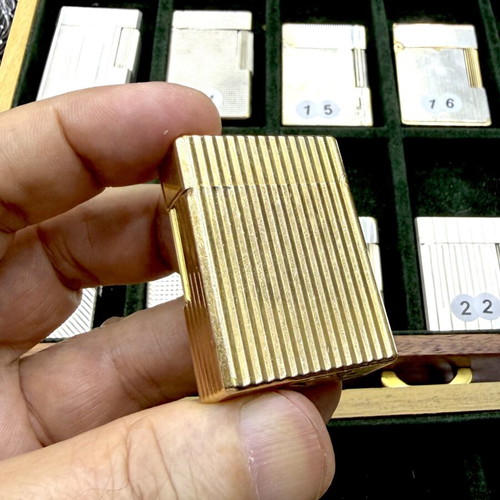 DuPont N9 gold lighter used, vintage