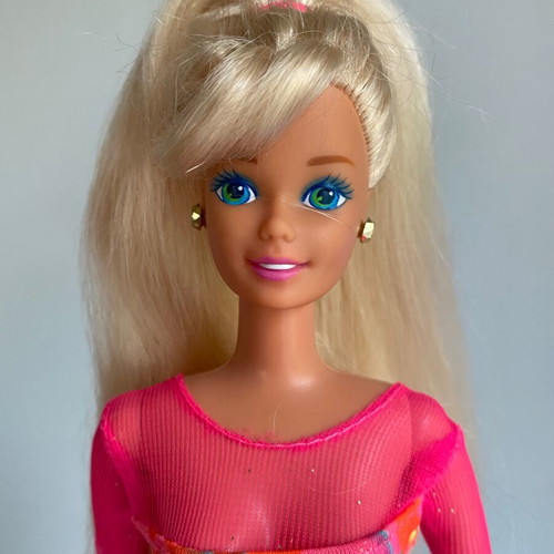 Mattel Gymnast Barbie doll 1993 used