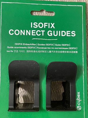 Οδηγοί ISOFIX για προστασία καθισμάτων, σετ 2 τεμαχίων