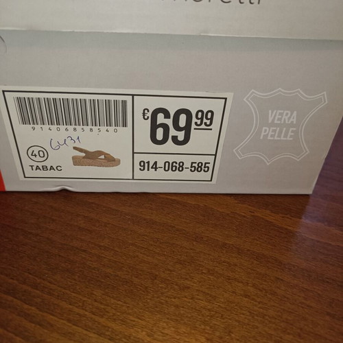 Francesco Milano women's brown sandals new, size 40
