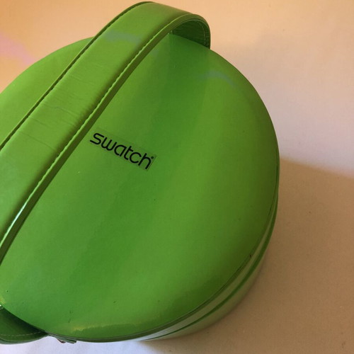 Swatch collector watch new, green and orange