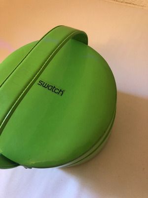 Swatch collector watch new, green and orange