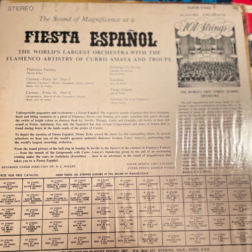 Fiesta espagnol vinyl used 101strings rare