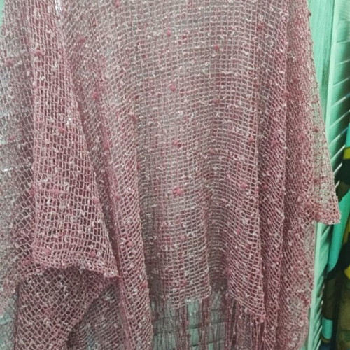 Pink net kaftan 160cm, Rima Beachwear