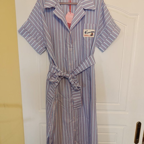 Karavan Roxana dress new, blue and pink