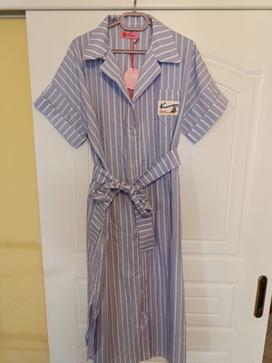 Karavan Roxana dress new, blue and pink