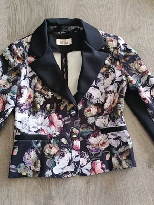 Bill Cost floral jacket like new, size S, black multicolor