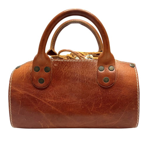 Dsquared2 leather handbag, brown