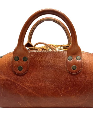 Dsquared2 leather handbag, brown