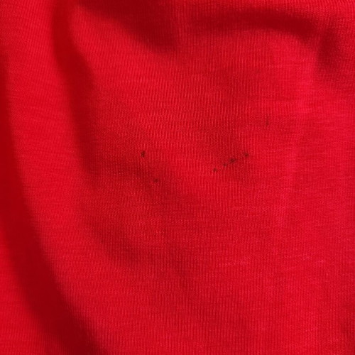 Weekend Max Mara Red Lyocell Midi V-Neck Dress, Size XS